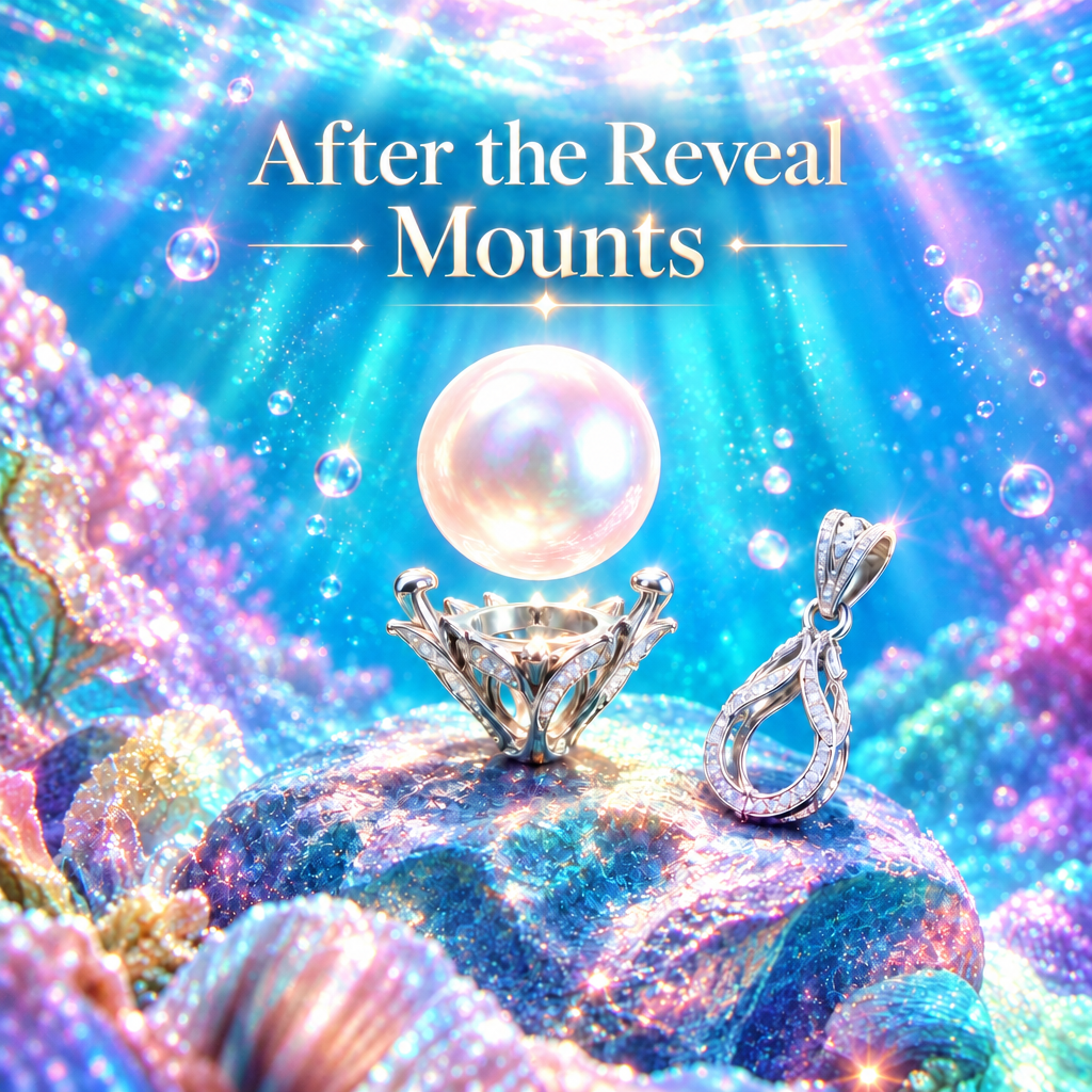 Bright teal, blue, purple, and pink After the Reveal Mounts collection image