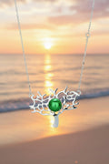 N-SS-4 Sterling Silver Tree of Life Necklace with Pearl