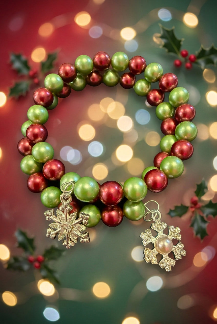 MAS-7 Red and Green Bracelet