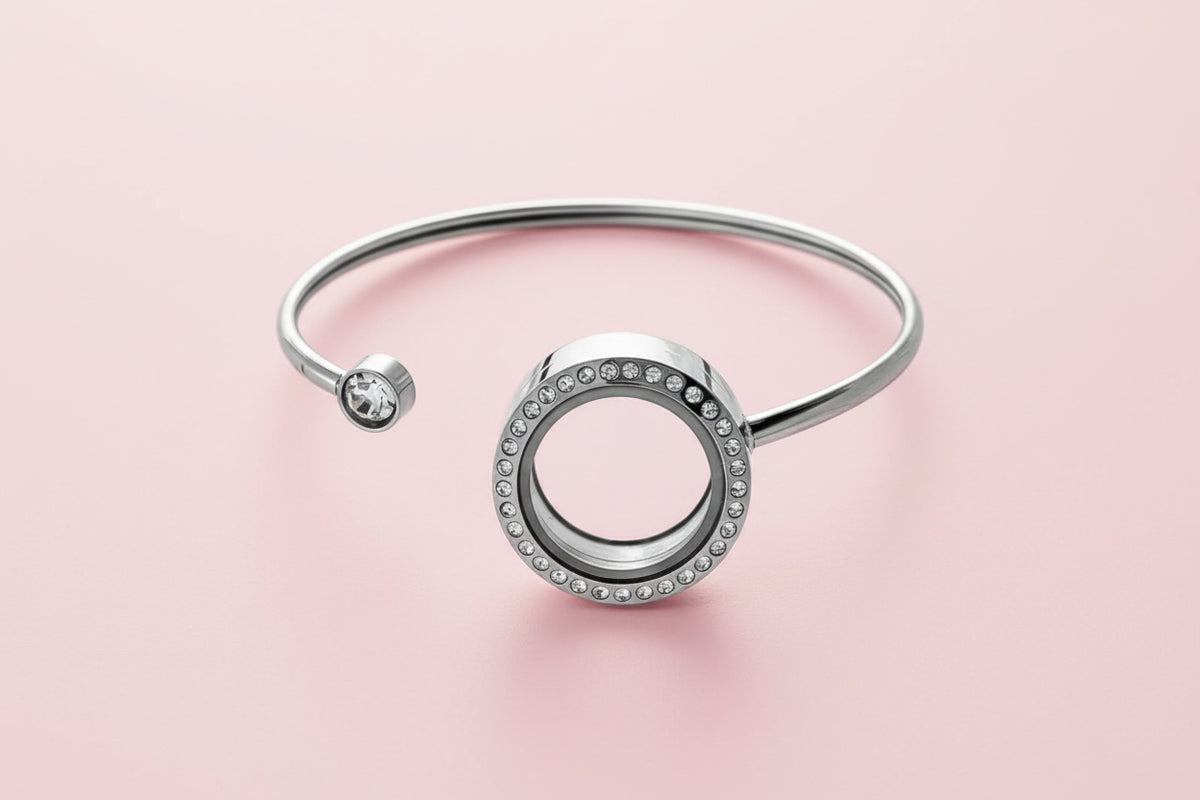 L-9 Bangle Bracelet Locket