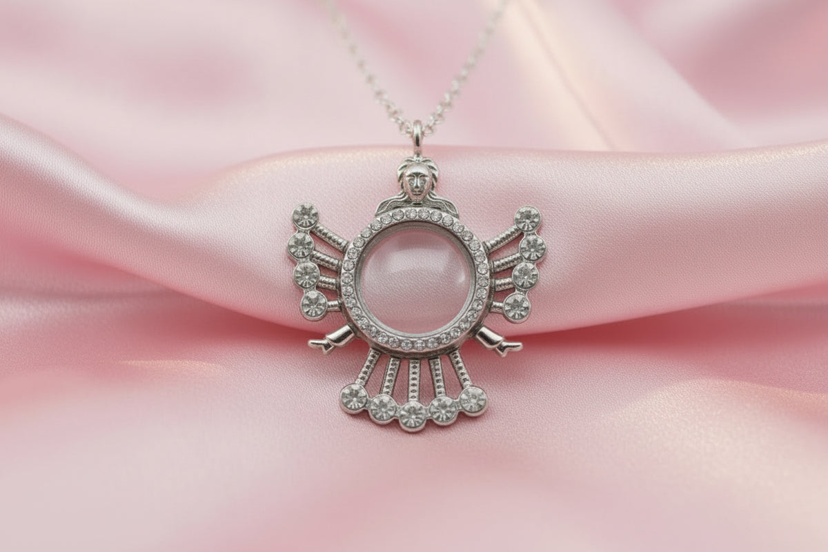 L-7 Goddess Durga Locket Necklace
