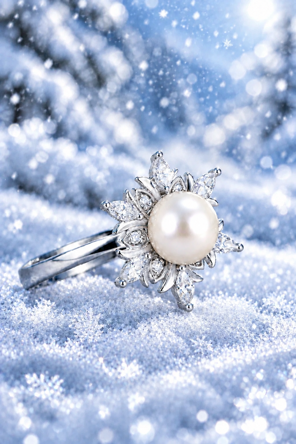 Pearl Ring – Pink Pearl Beach Setting